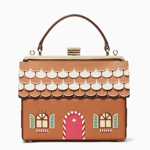 kate spade Handbags - Kate Spade Novelty Christmas Gingerbread House NWT